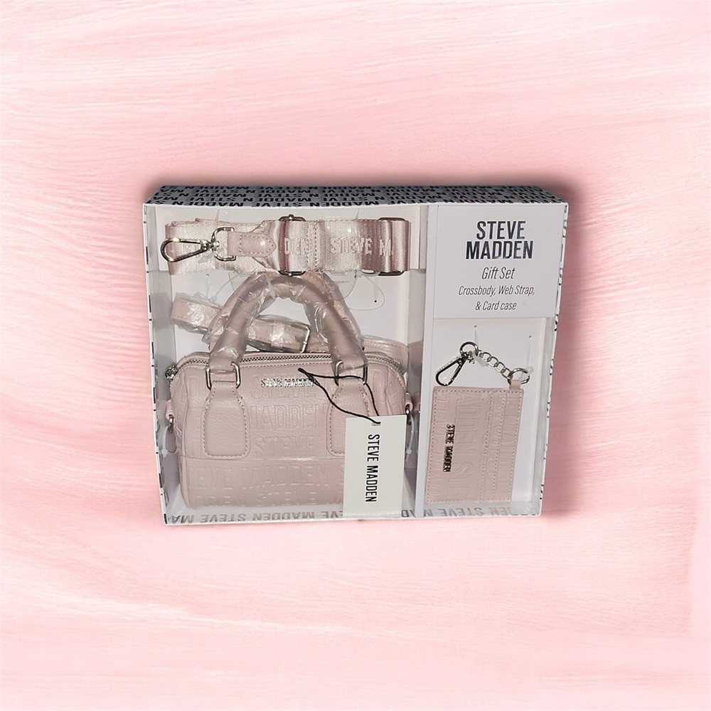 Steve Madden Blush Crossbody Bag Set